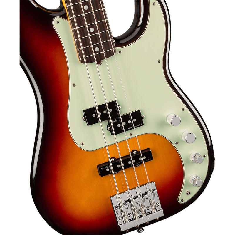 Bajo Eléctrico Fender American Ultra Precision Bass® con mástil de Palo de Rosa - Ultraburst