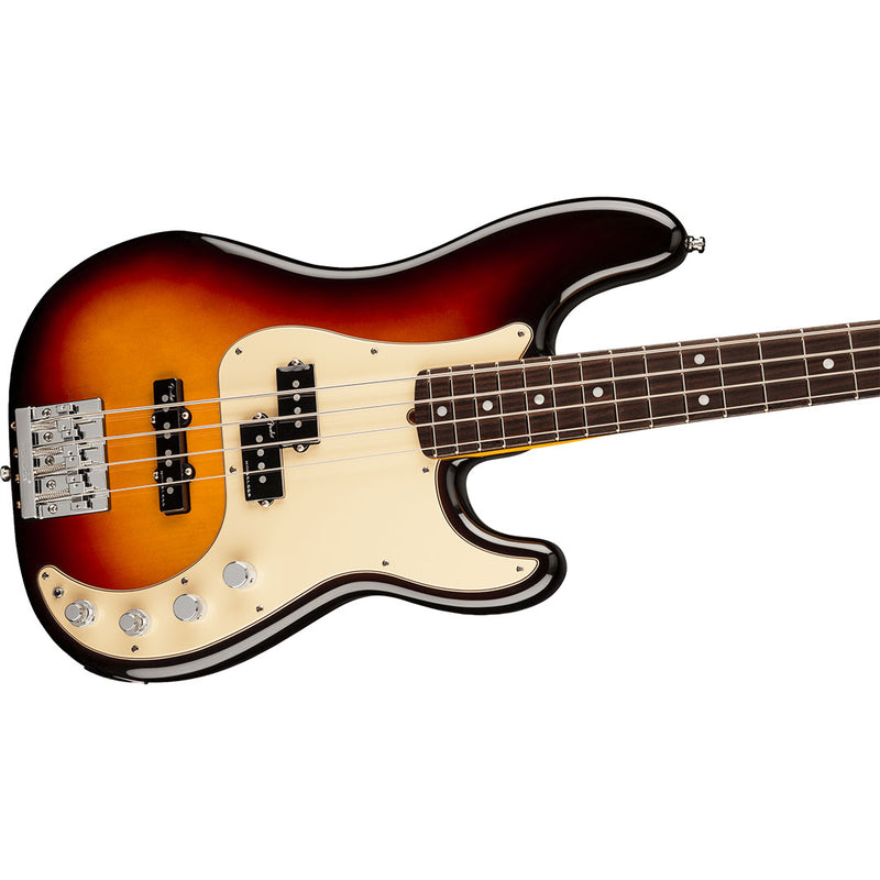 Bajo Eléctrico Fender American Ultra Precision Bass® con mástil de Palo de Rosa - Ultraburst