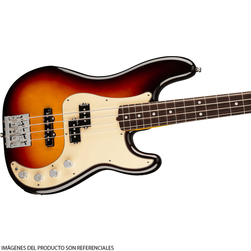 Bajo Eléctrico Fender American Ultra Precision Bass® con diapasón de Palorosa - Ultraburst