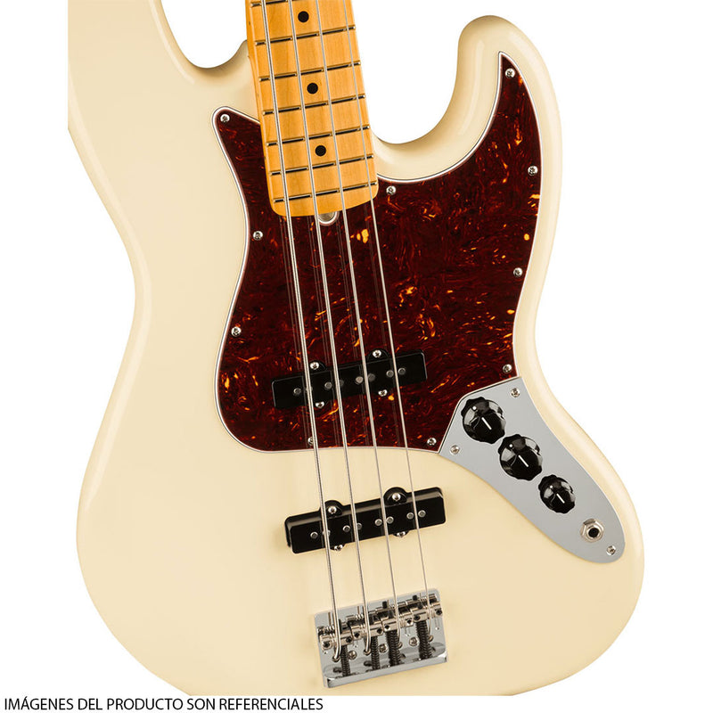 Bajo Eléctrico Fender American Professional II Jazz Bass® con diapasón de Maple - Olympic White