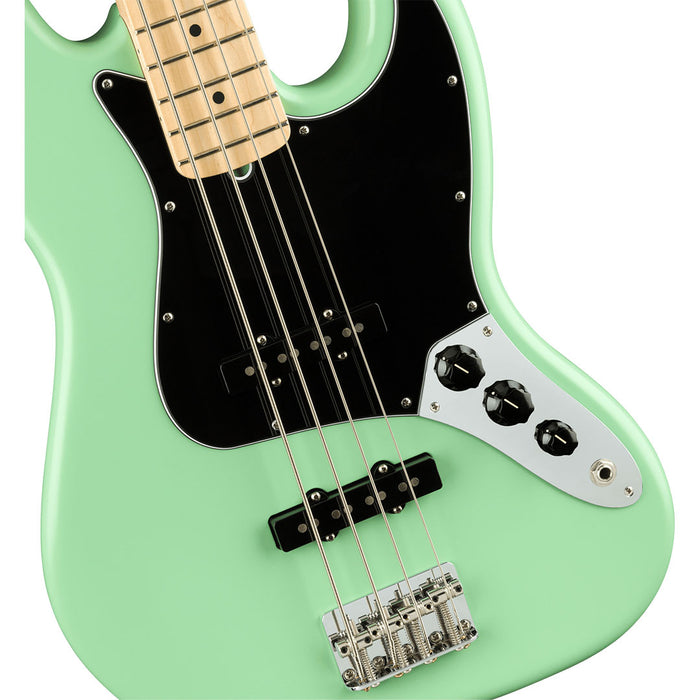 Bajo Eléctrico Fender American Performer Jazz Bass con mástil de Maple - Satin Surf Green