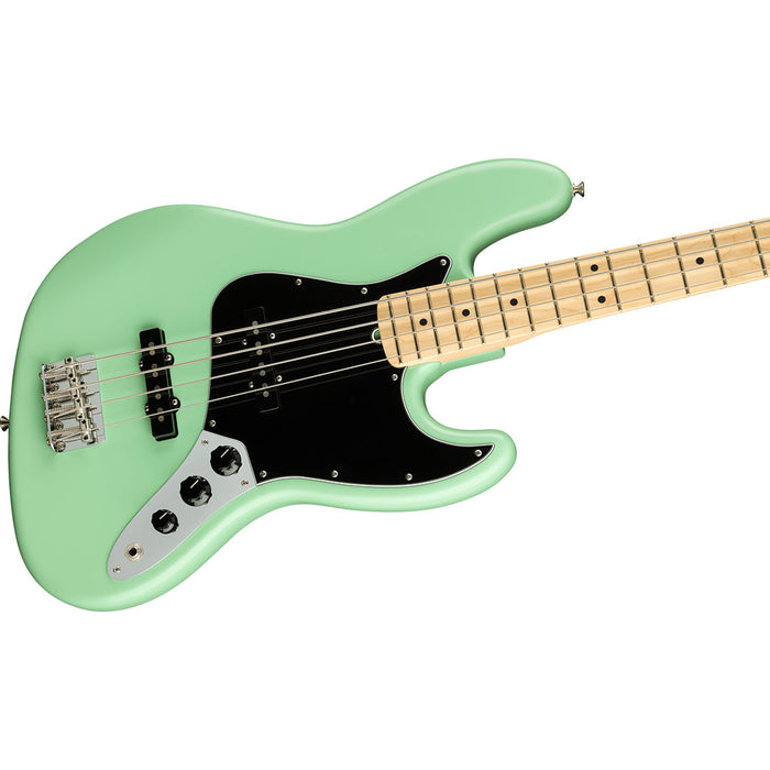 Bajo Eléctrico Fender American Performer Jazz Bass con mástil de Maple - Satin Surf Green