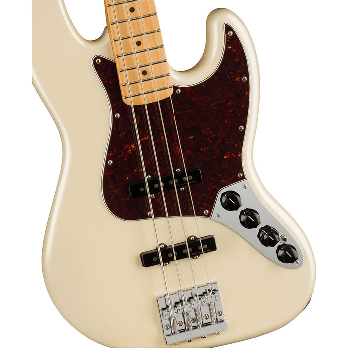 Bajo Eléctrico Fender Player Plus Jazz Bass con mástil de maple - Olympic Pearl