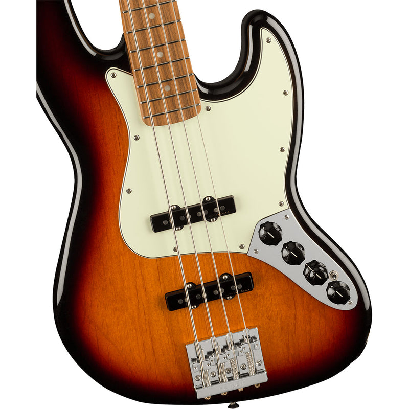 Bajo Eléctrico Fender Player Plus Active Jazz Bass® con diapasón de Pau Ferro - 3 Color Sunburst