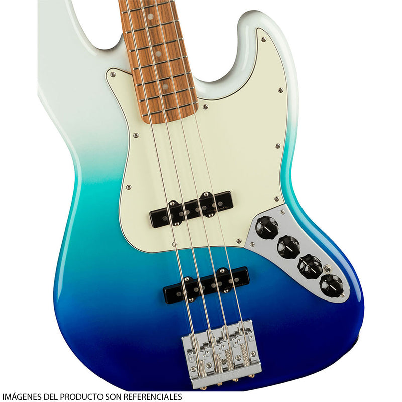 Bajo Eléctrico Fender Player Plus Active Jazz Bass® con diapasón de Pau Ferro - Belair Blue
