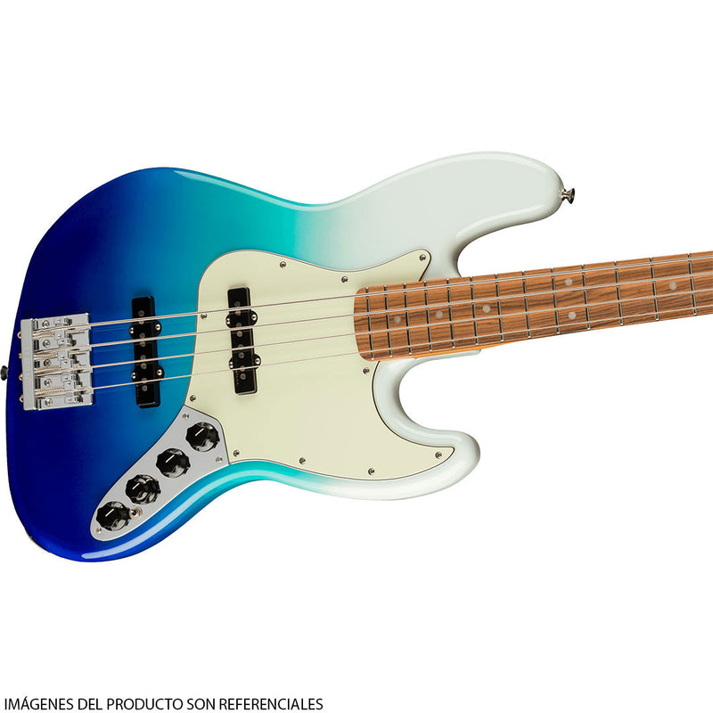 Bajo Eléctrico Fender Player Plus Active Jazz Bass® con diapasón de Pau Ferro - Belair Blue