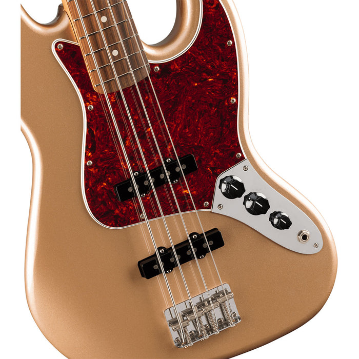 Bajo Eléctrico Fender Vintera 60s Jazz Bass con mástil de Pau Ferro - Firemist Gold