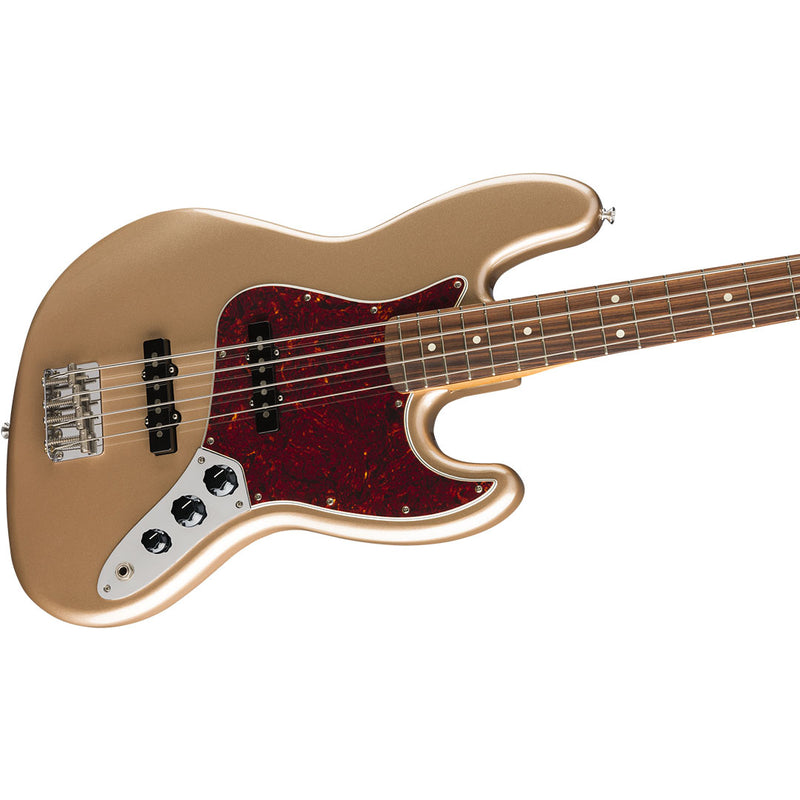 Bajo Eléctrico Fender Vintera 60s Jazz Bass con mástil de Pau Ferro - Firemist Gold