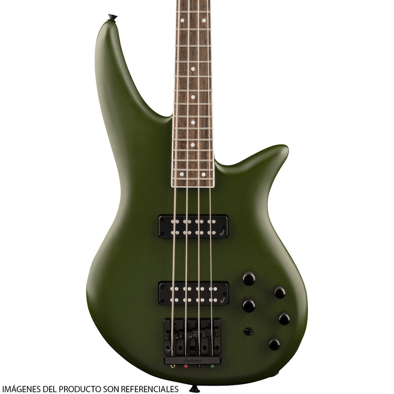Bajo Eléctrico Jackson X Series Spectra Bass SBX IV con diapasón de Laurel - Matte Army Drab