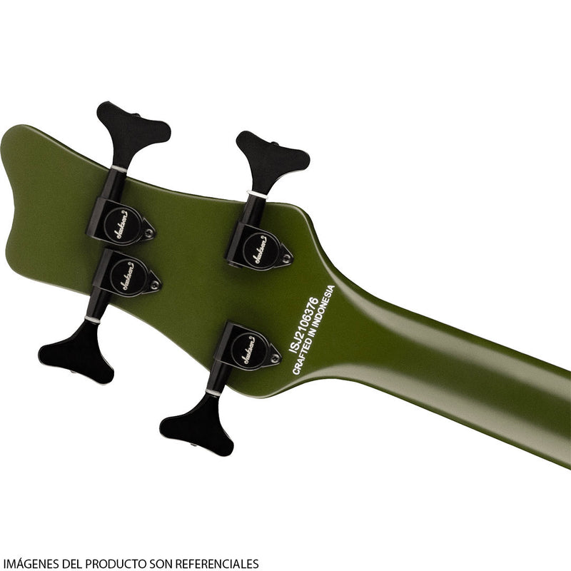 Bajo Eléctrico Jackson X Series Spectra Bass SBX IV con diapasón de Laurel - Matte Army Drab