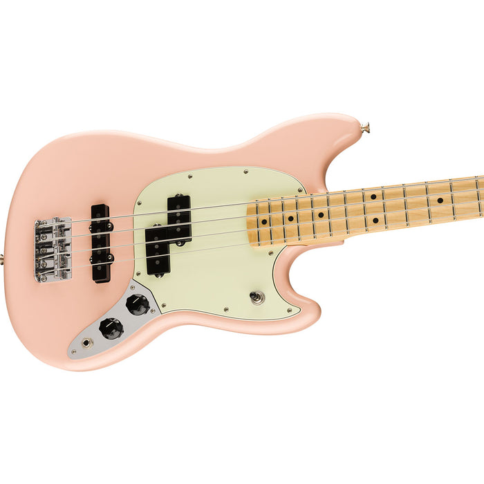 Bajo Eléctrico Fender Player Limited Edition PJ Mustang con mástil de maple - Shell Pink
