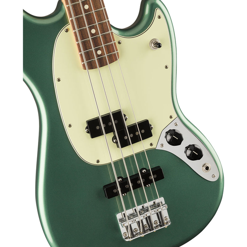 Bajo Eléctrico Fender Player Limited Edition PJ Mustang con mástil de Pau Ferro - Sherwood Green Metallic