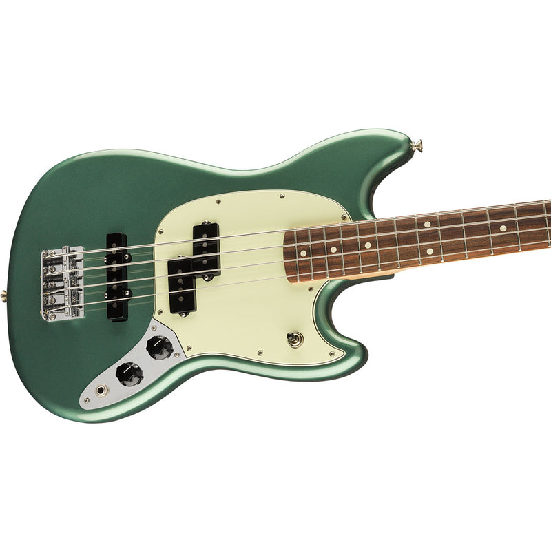 Bajo Eléctrico Fender Player Limited Edition PJ Mustang con mástil de Pau Ferro - Sherwood Green Metallic
