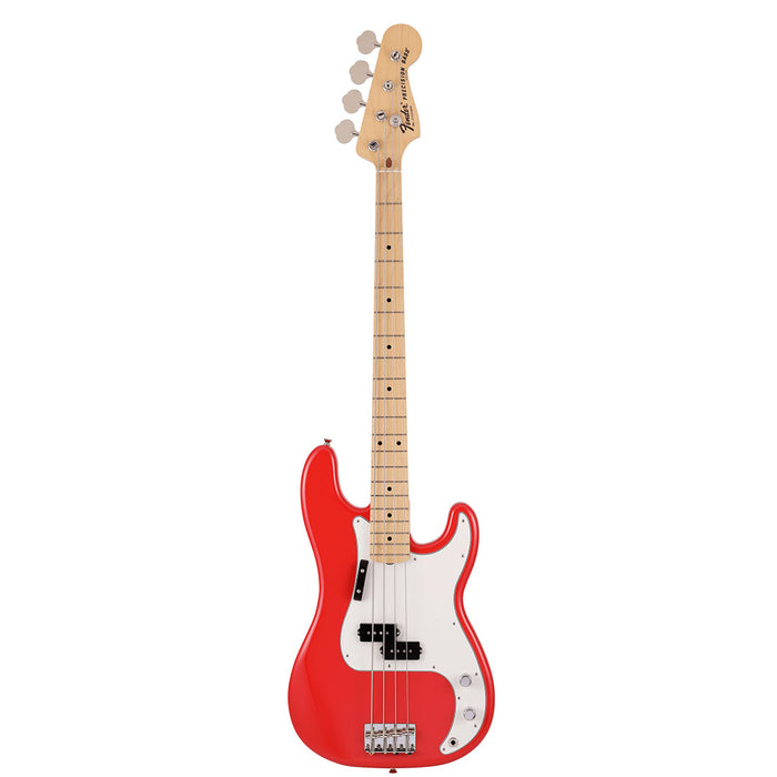 Bajo Eléctrico Fender Made in Japan Limited Internacional Color Precision Bass con mástil de maple - Morocco Red