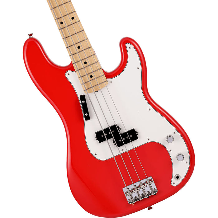 Bajo Eléctrico Fender Made in Japan Limited Internacional Color Precision Bass con mástil de maple - Morocco Red