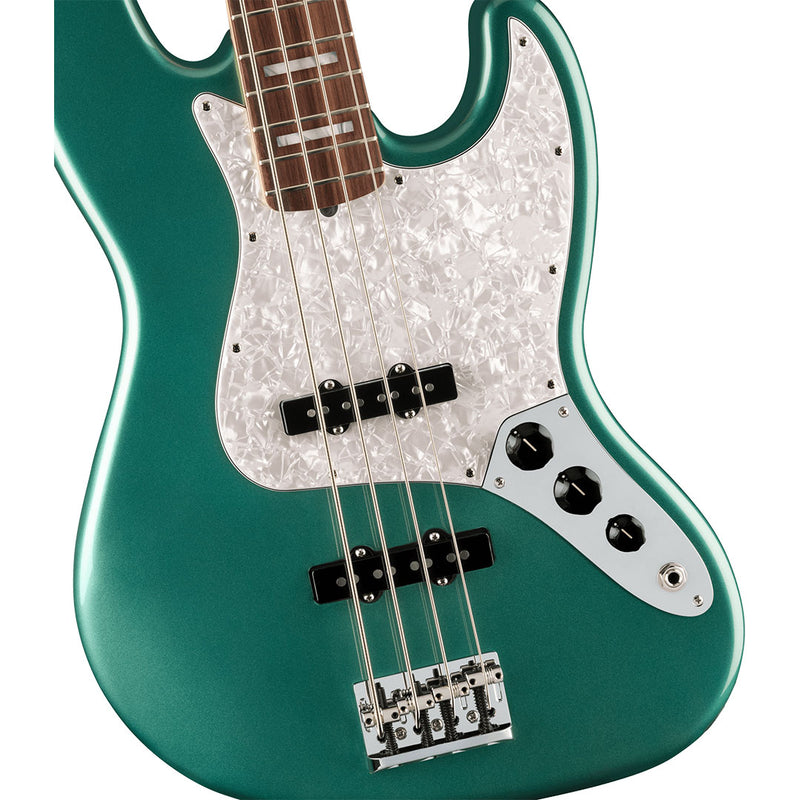 Bajo Eléctrico Fender Artist Series Adam Clayton Jazz Bass® con diapasón de Palo Rosa - Sherwood Green Metallic