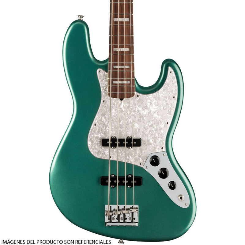 Bajo Eléctrico Fender Artist Signature Adam Clayton Jazz Bass® con diapasón de Palo Rosa - Sherwood Green Metallic