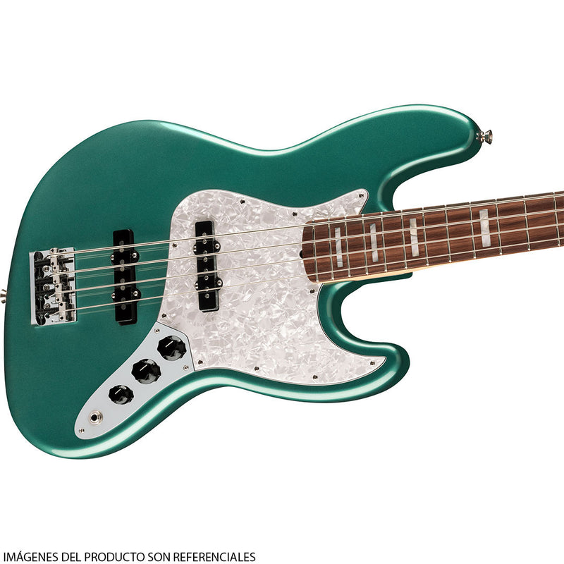 Bajo Eléctrico Fender Artist Signature Adam Clayton Jazz Bass® con diapasón de Palo Rosa - Sherwood Green Metallic