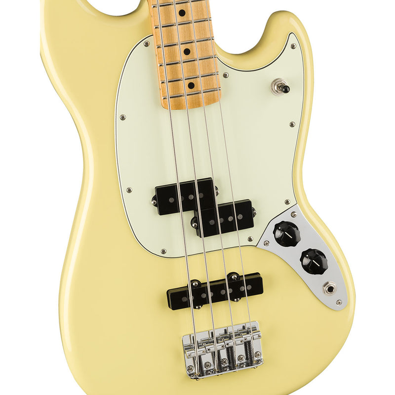 Bajo Eléctrico Fender Limited Edition Player Mustang Bass PJ con mástil de Maple - Canary