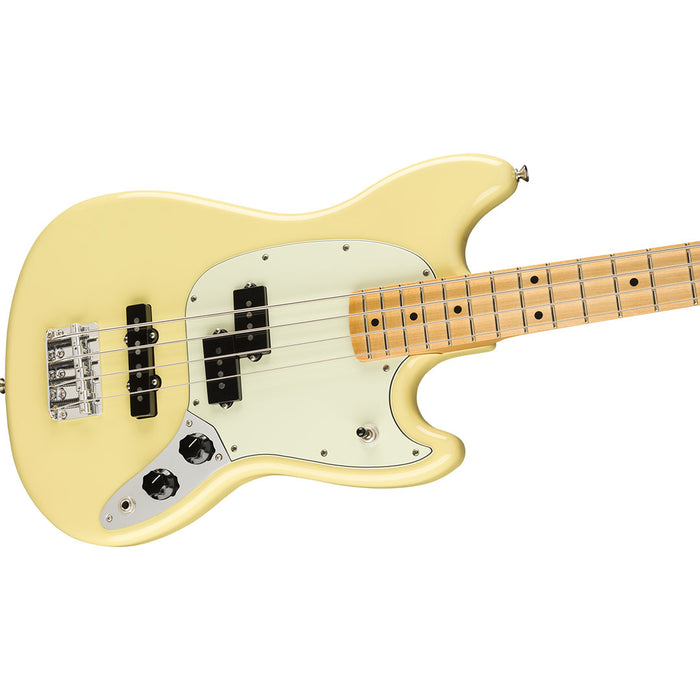 Bajo Eléctrico Fender Limited Edition Player Mustang Bass PJ con mástil de Maple - Canary