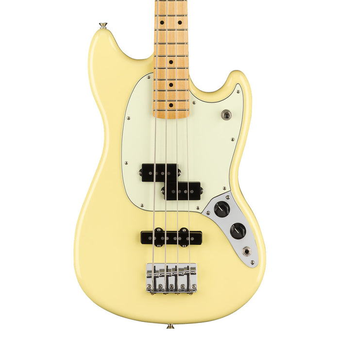Bajo Eléctrico Fender Limited Edition Player Mustang Bass PJ con mástil de Maple - Canary