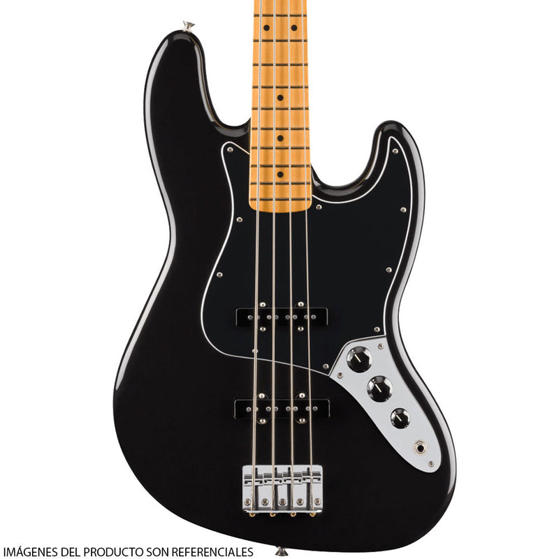 Bajo Eléctrico Fender Player II Jazz Bass® con diapasón de Maple - Black / Black Pickguard