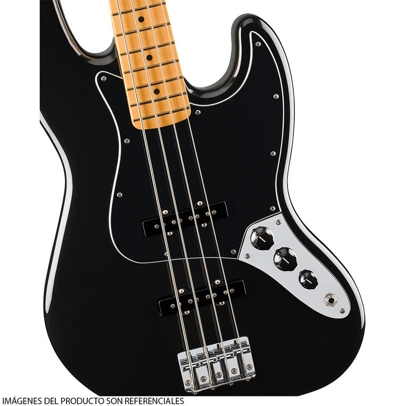 Bajo Eléctrico Fender Player II Jazz Bass® con diapasón de Maple - Black / Black Pickguard