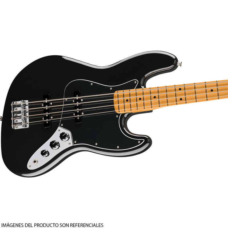 Bajo Eléctrico Fender Player II Jazz Bass® con diapasón de Maple - Black / Black Pickguard