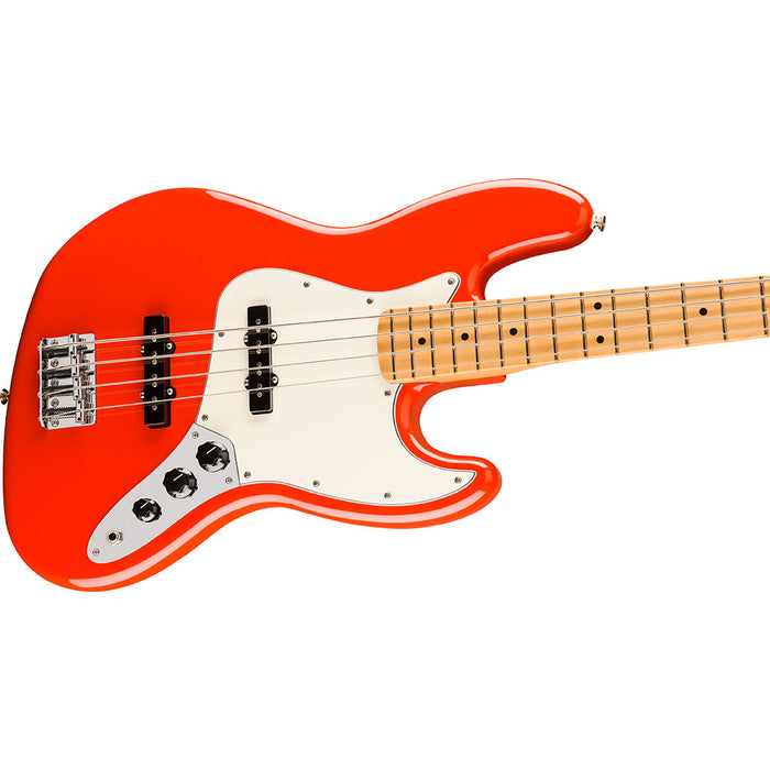 Bajo Electrico Fender Player II Jazz Bass con mástil de Maple - Coral Red