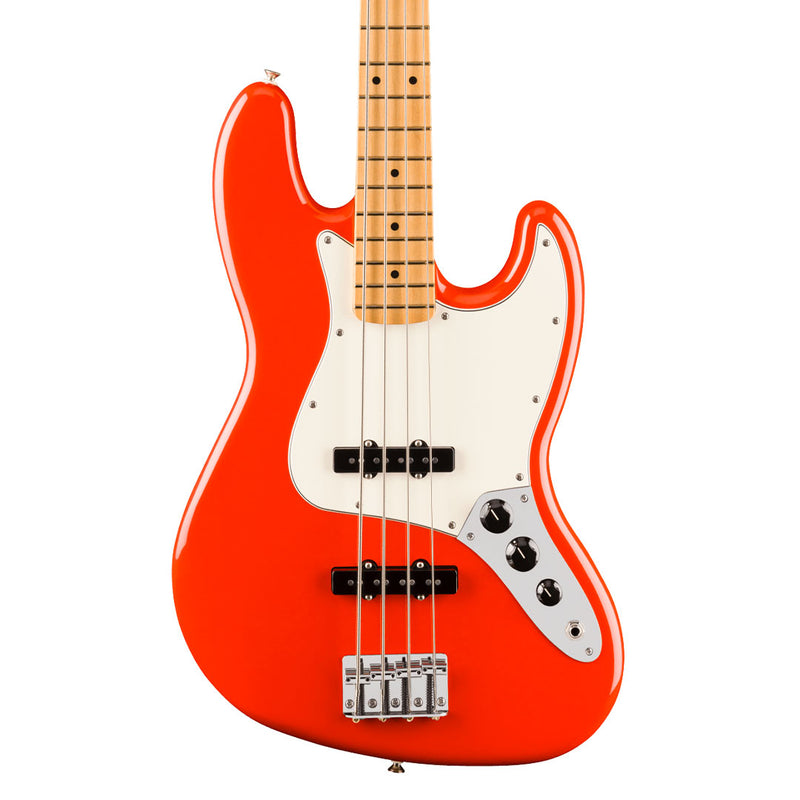 Bajo Electrico Fender Player II Jazz Bass® con diapasón de Maple - Coral Red