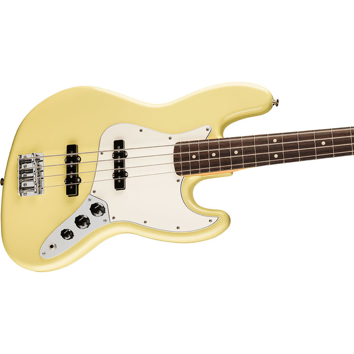 Bajo Eléctrico Fender Player II Jazz Bass con mástil de Palo Rosa - Hialeah Yellow
