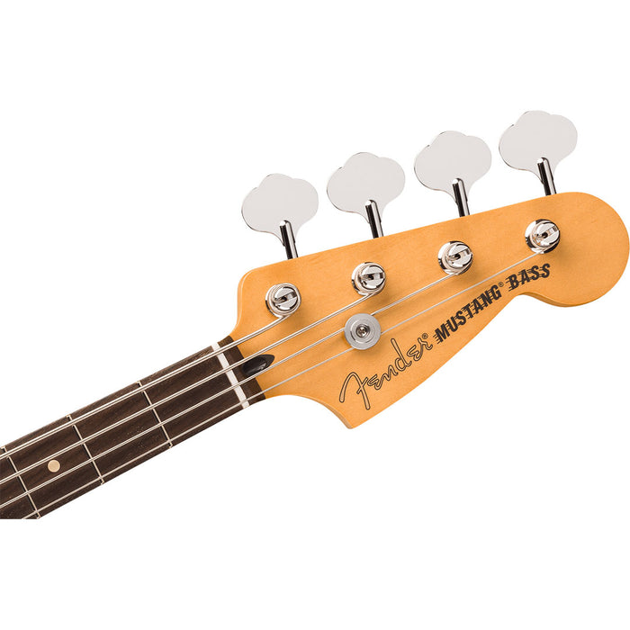 Bajo Eléctrico Fender Player II Mustang PJ Bass con mástil de Palo Rosa - Hialeah Yellow