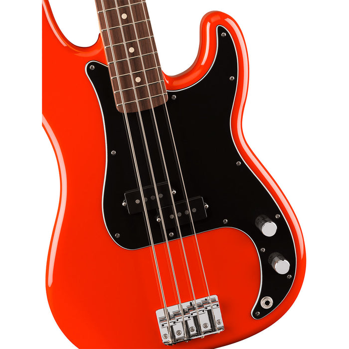 Bajo Electrico Fender Player II Precision Bass con mástil de Palo Rosa - Coral Red