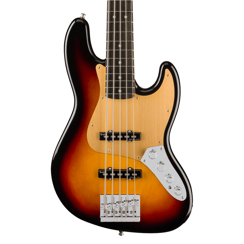 Bajo Eléctrico de 5 cuerdas Fender American Ultra II Jazz Bass con mástil de ébano - Ultraburst