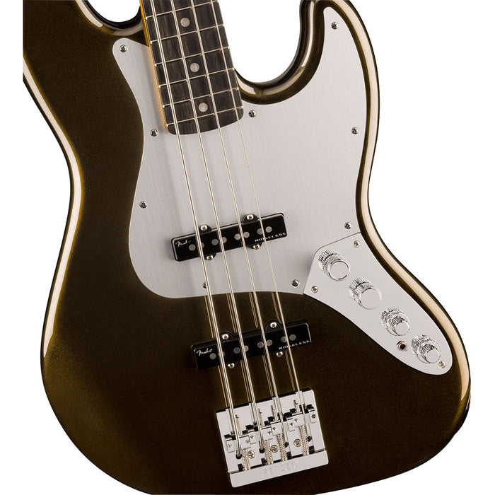 Bajo Eléctrico Fender American Ultra II Jazz Bass con diapasón de Ébano - Texas Tea