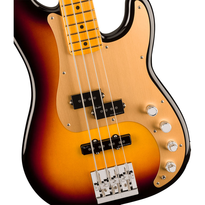 Bajo Eléctrico Fender American Ultra II Precision Bass® con diapasón de Maple - Ultraburst