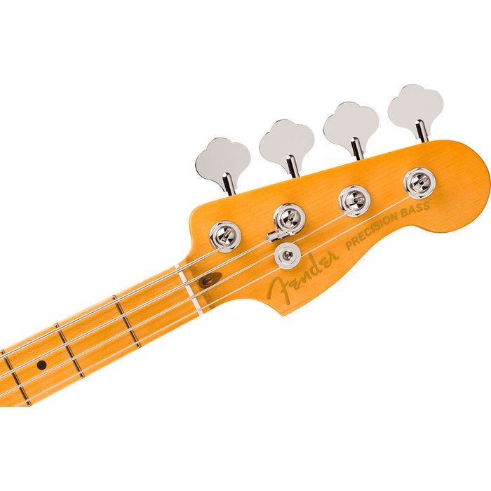 Bajo Eléctrico Fender American Ultra II Precision Bass con diapasón de Maple - Avalanche