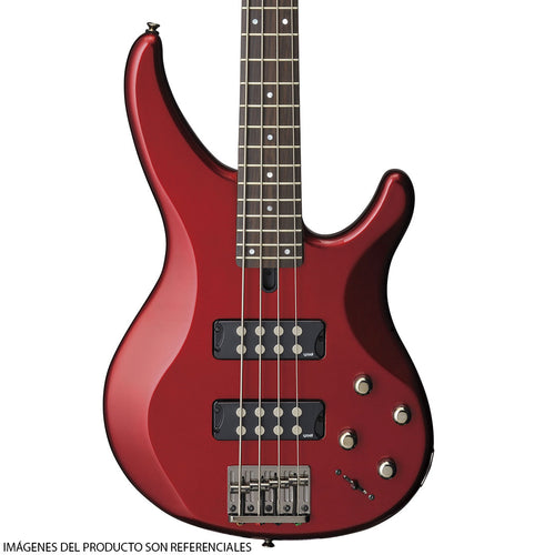 Bajo Eléctrico Yamaha TRBX304 con diapasón de Palorosa - Candy Apple Red
