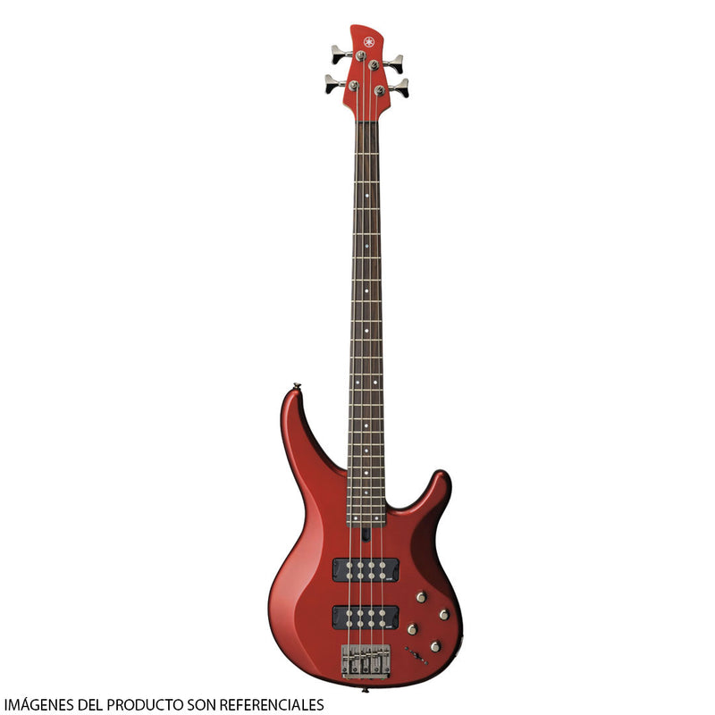 Bajo Eléctrico Yamaha TRBX304 con diapasón de Palorosa - Candy Apple Red