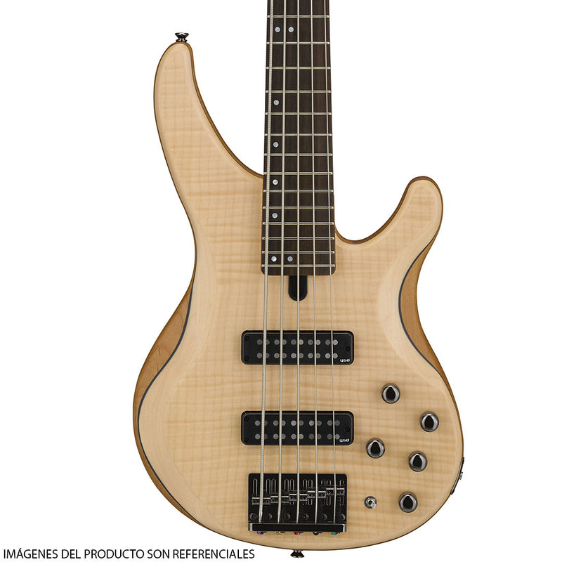 Bajo Eléctrica Yamaha TRBX605FM de 5 cuerdas con diapasón de Palorosa - Natural Satin