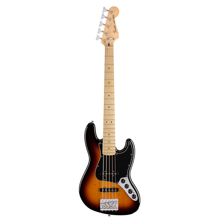 Bajo Eléctrico Fender Deluxe Active Jazz Bass V con mástil de Maple - 3 Tone Sunburst