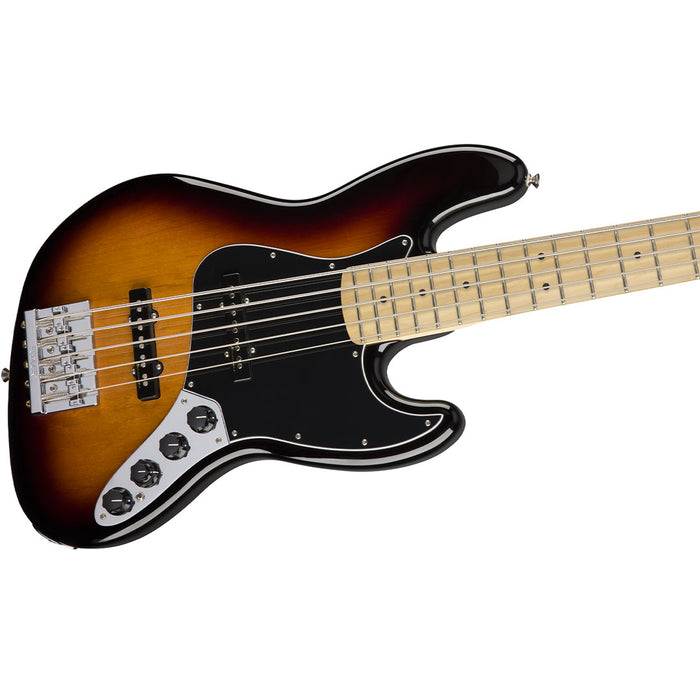 Bajo Eléctrico Fender Deluxe Active Jazz Bass V con mástil de Maple - 3 Tone Sunburst