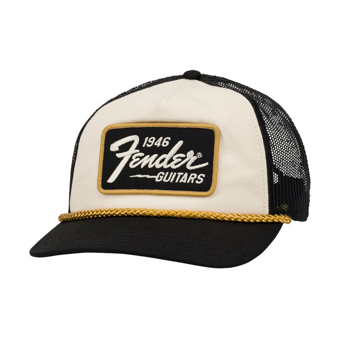 Gorra Fender Diseño 1946 con Tejido Trenzado Dorado