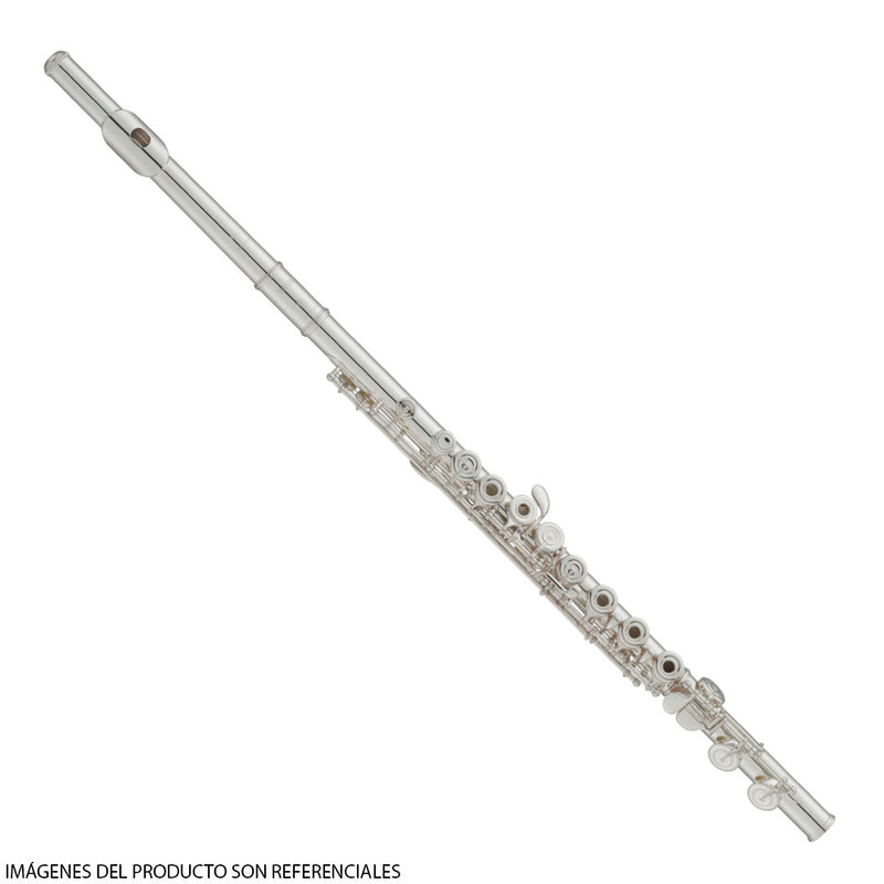 Flauta Traversa Yamaha YFL-472H de Estudio Avanzado con Cuerpo y Cabeza de Plata