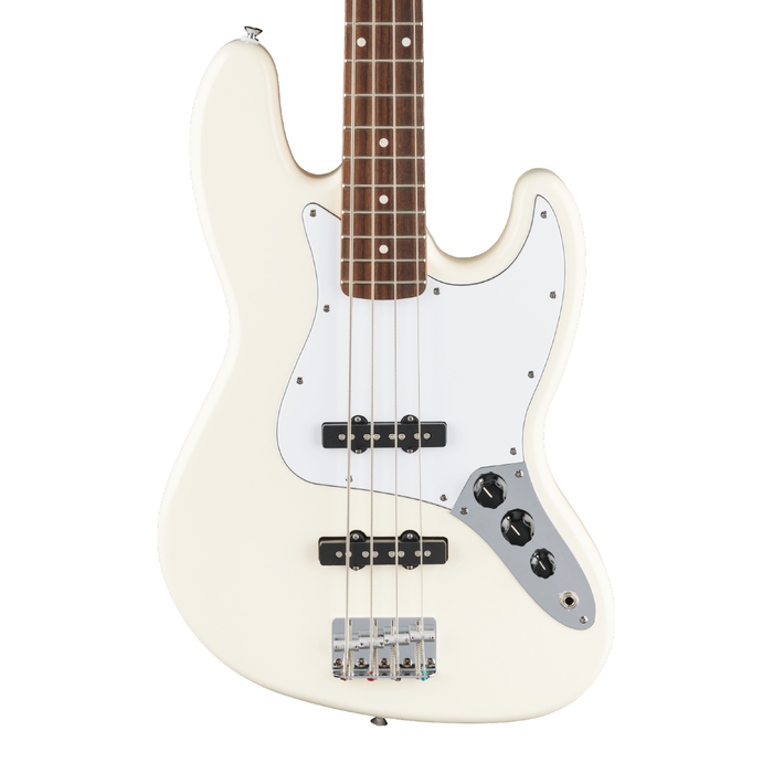 Bajo Eléctrico Fender Standard Jazz Bass, diapasón de laurel - Olympic White