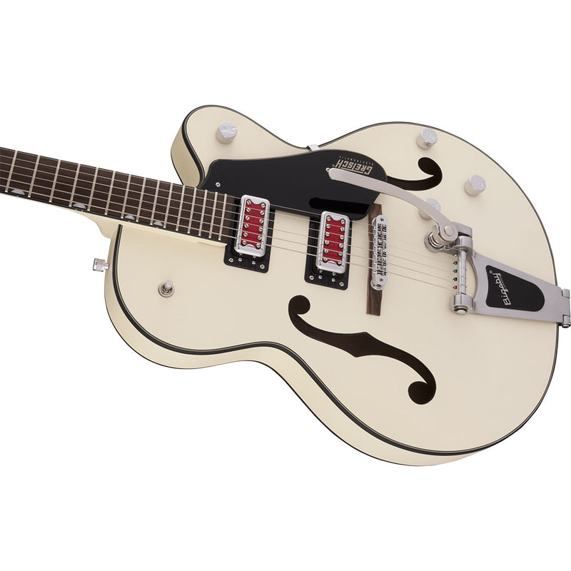 Guitarra Eléctrica Gretsch G5410T Electromatic "Rat Rod" Hollow Body Single-Cut - Matte Vintage White