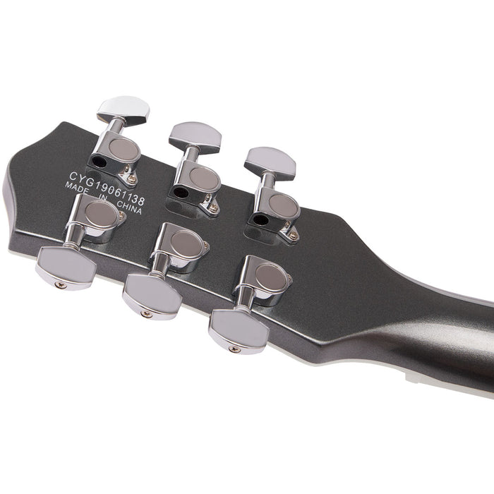 Guitarra Eléctrica Gretsch G5222 Electromatic Double Jet BT con V-Stoptail con mástil de laurel - London Grey
