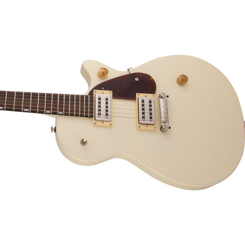 Guitarra Eléctrica Gretsch G2210 Streamliner Junior Jet Club con mástil de laurel - Vintage White