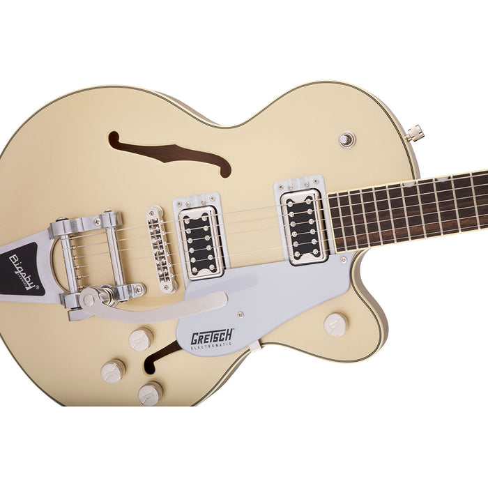Guitarra Eléctrica Gretsch G5655T Electromatic Center Block Jr con puente Bigsby Mastil de Laurel Casino Gold