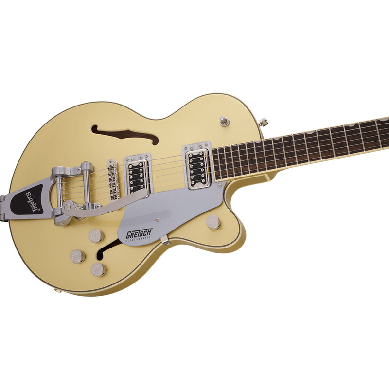 Guitarra Eléctrica Gretsch G5655T Electromatic Center Block Jr con puente Bigsby Mastil de Laurel Casino Gold